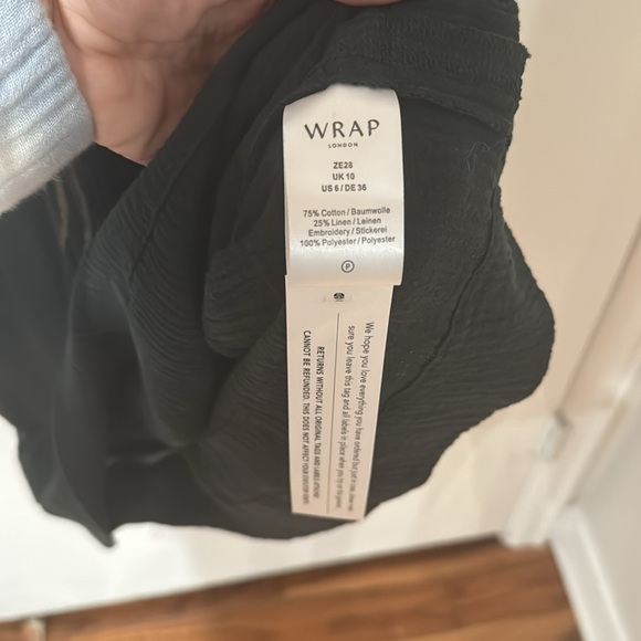 Wrap London Embroidered Bird Dress in Bottle Green NWT Size 6 - Picture 5 of 6